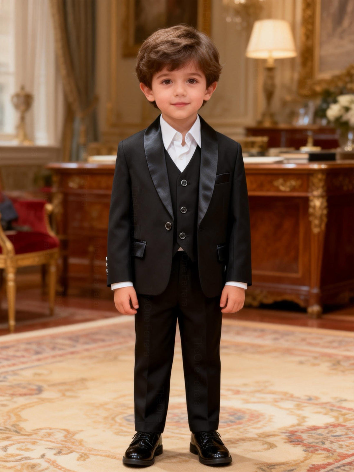 Elegante Completo Cerimonia 5 Pezzi per Bambini 1‑16 Anni – A17-TheOne Ferrara
