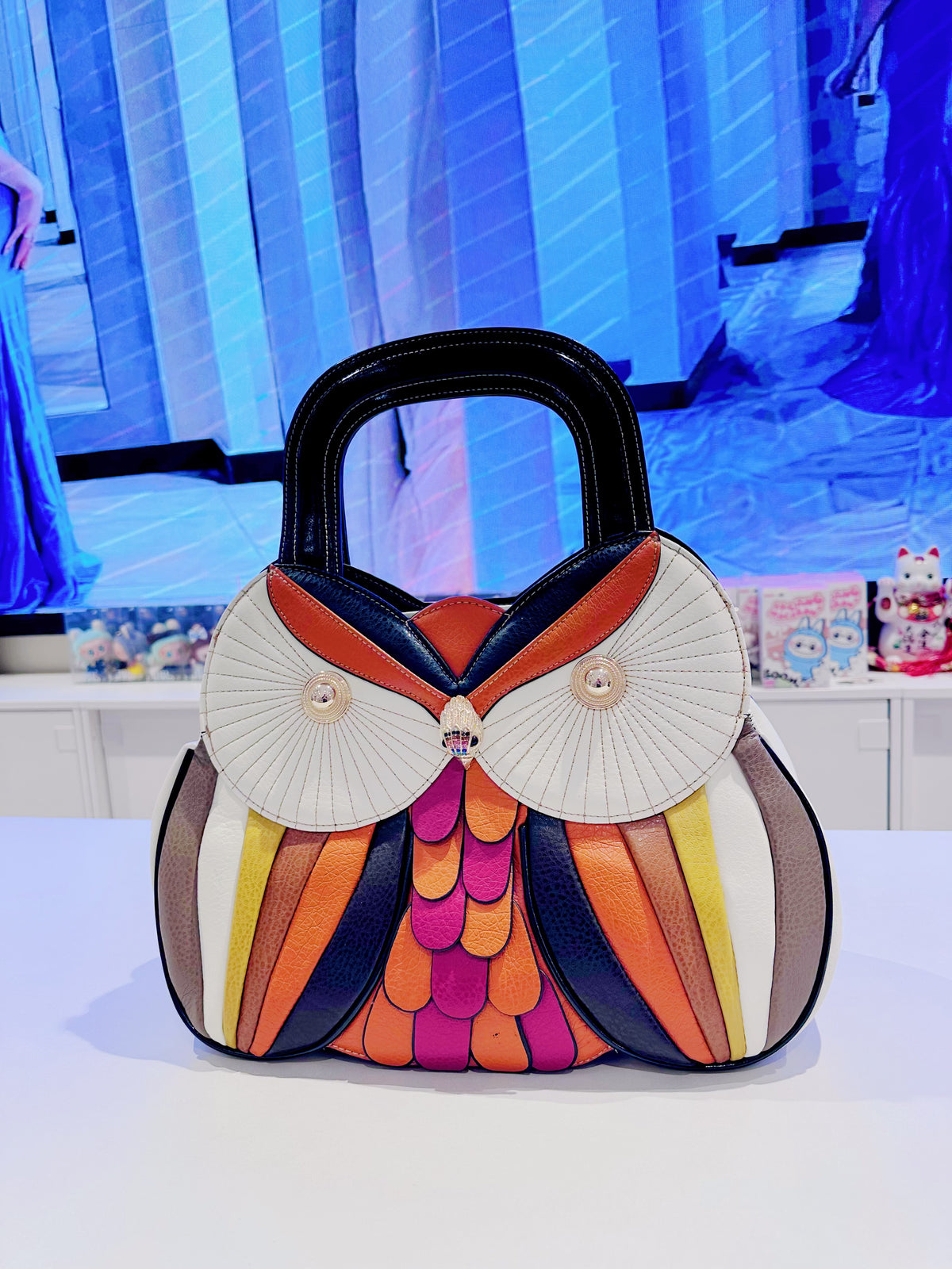 Owl Shaped Handbag – Colorful Animal Purse in 5 Styles | TheOne Fereara Bianco