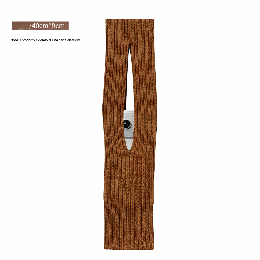 Porta Smartphone da Braccio in Maglia | 8 Colori | 40×9 cm Caffe 40cm*9cm