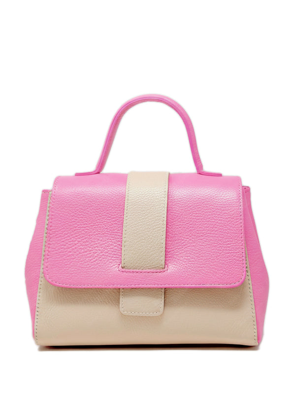 Borsa a Mano e Tracolla in Vera Pelle 100%, Made in Italy, art. 119200