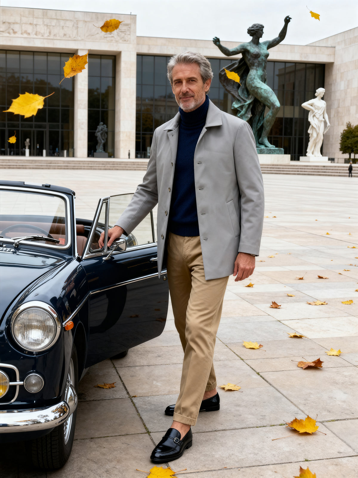 Giacca Impermeabile Leggera Uomo – Eleganza Italiana DI LORENZO T715