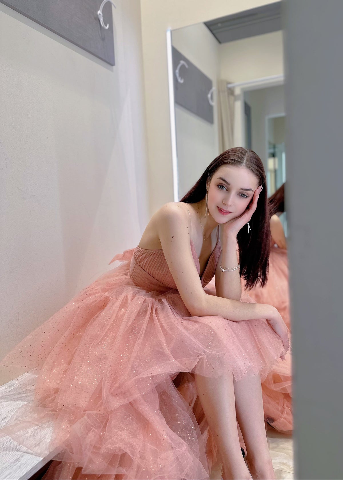 Abito da Sera Rosa 2 in 1 – Eleganza e Versatilità-TheOne