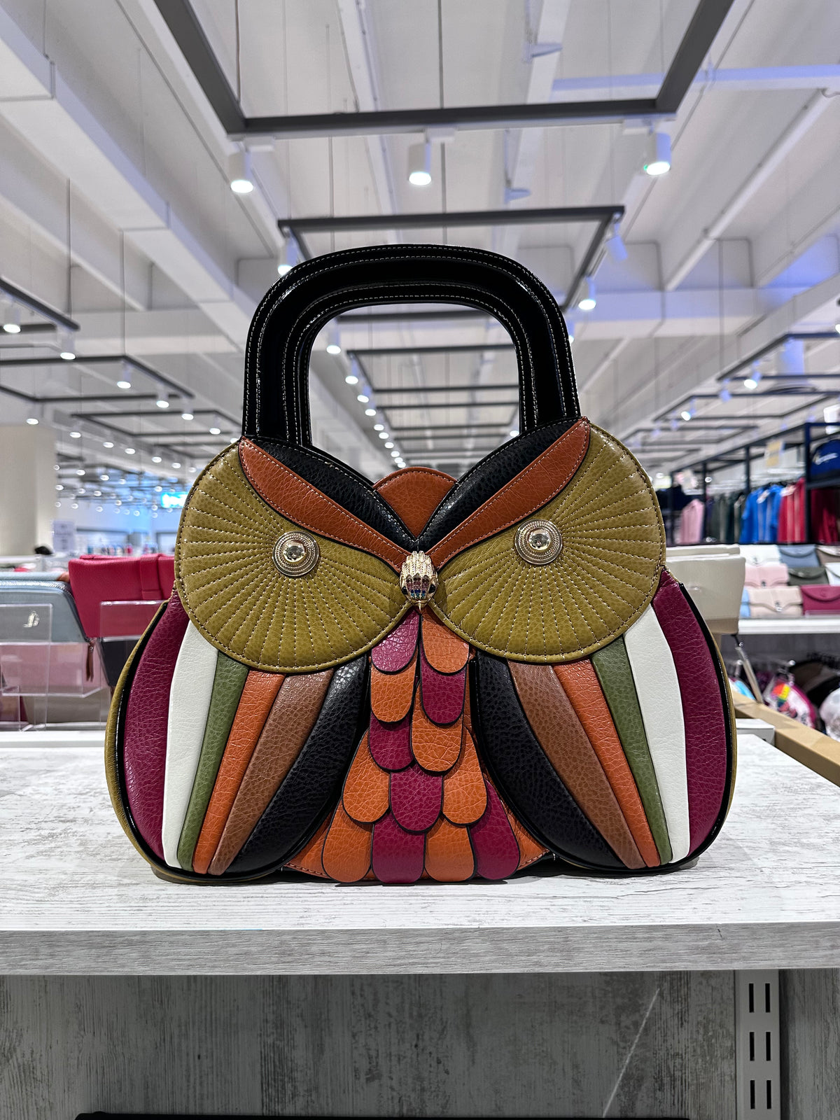 Owl Shaped Handbag – Colorful Animal Purse in 5 Styles | TheOne Fereara Verde