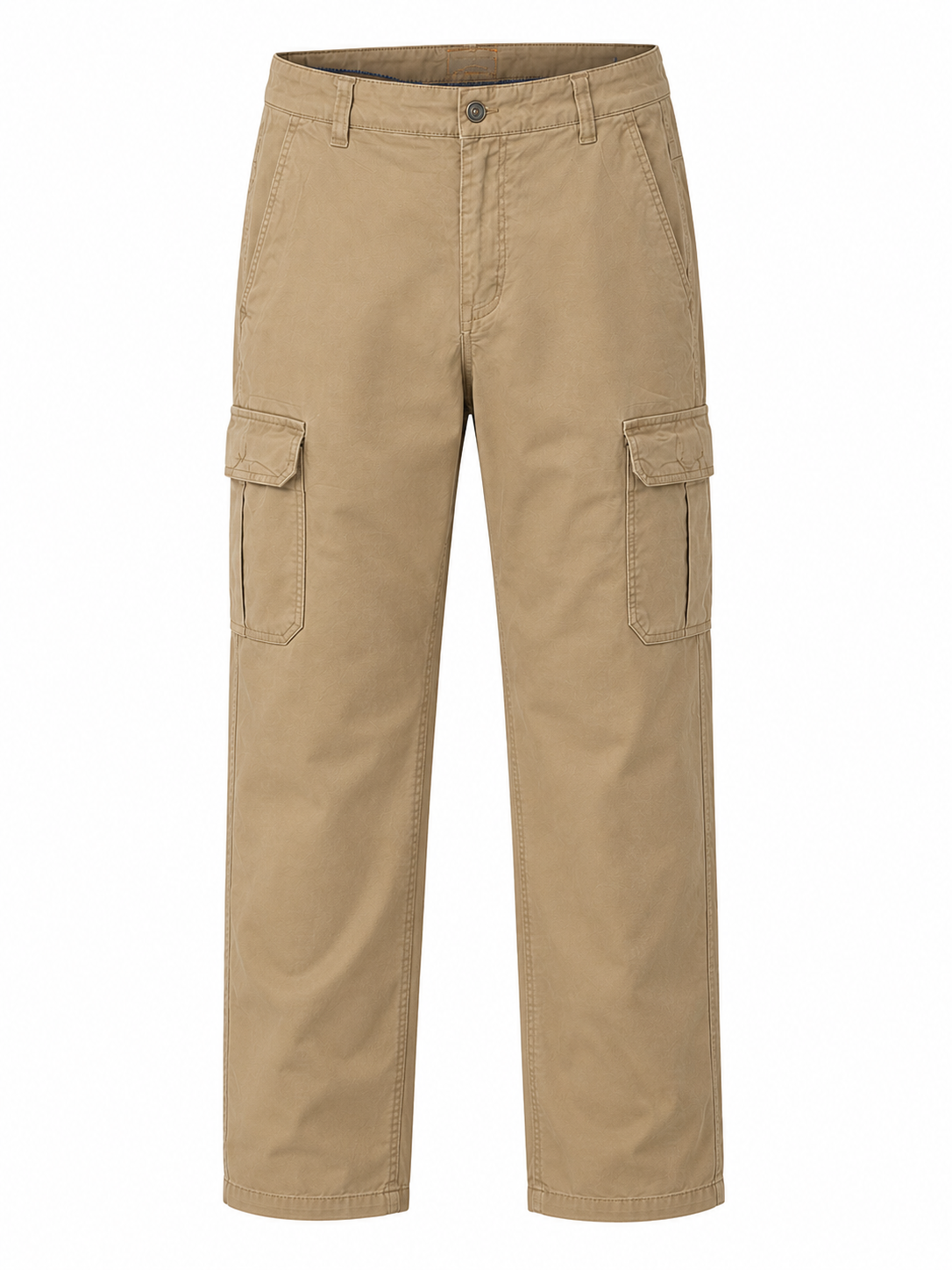 Pantaloni Cargo Uomo in Cotone Premium Regular Fit Autunno Inverno IT 46-60 Marrone - 378