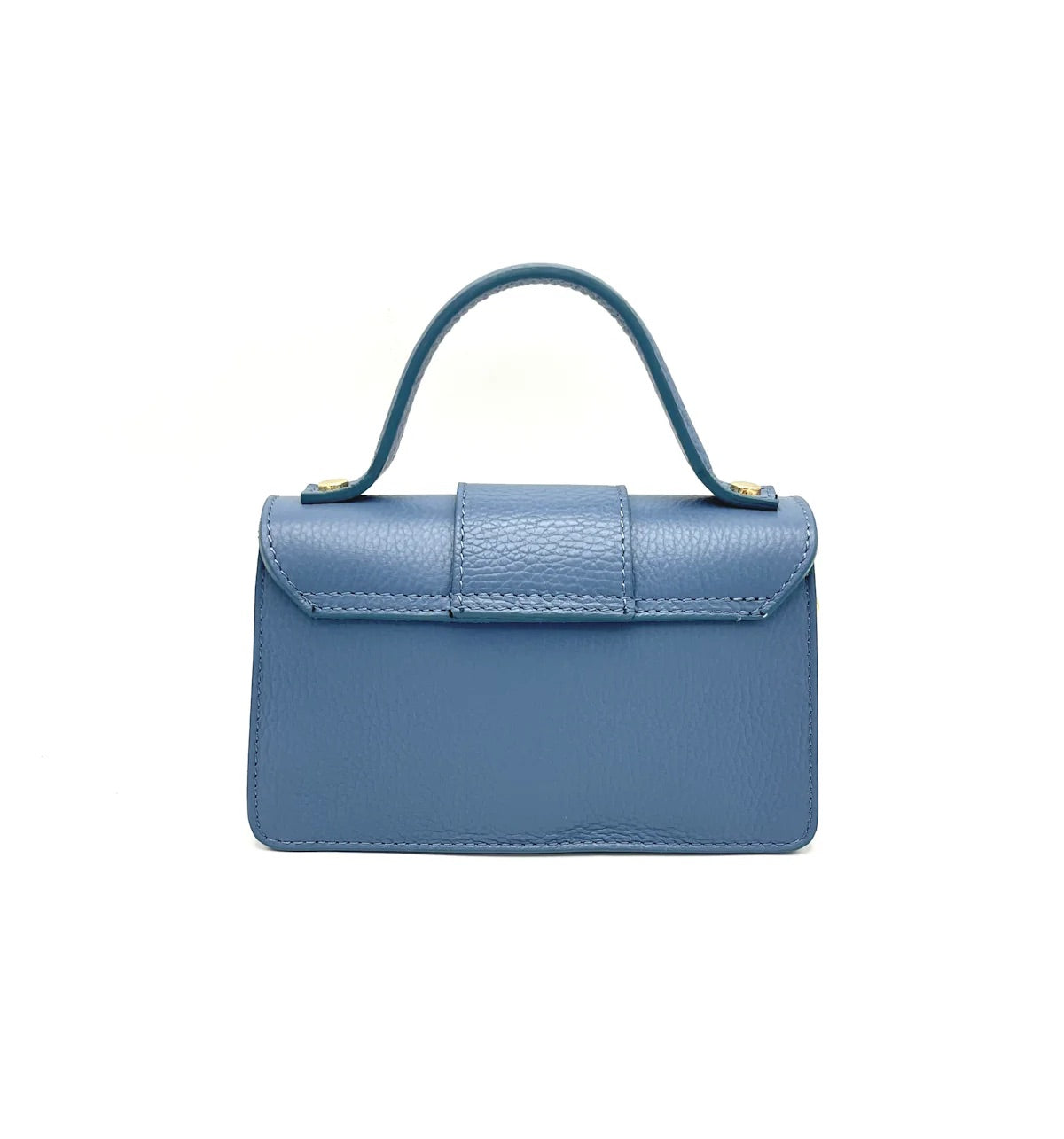 Mini Borsa a Tracolla in Vera Pelle Artigianale, Catena Removibile, Made in Italy – art. 112413