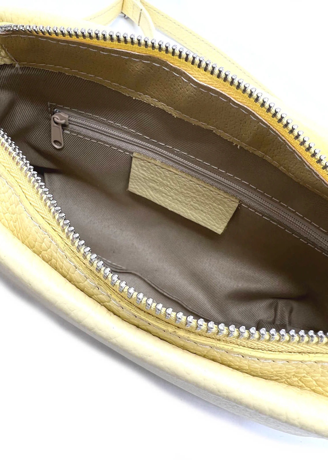 Borsa a tracolla piccola in vera pelle, Made in Italy, art. 112753