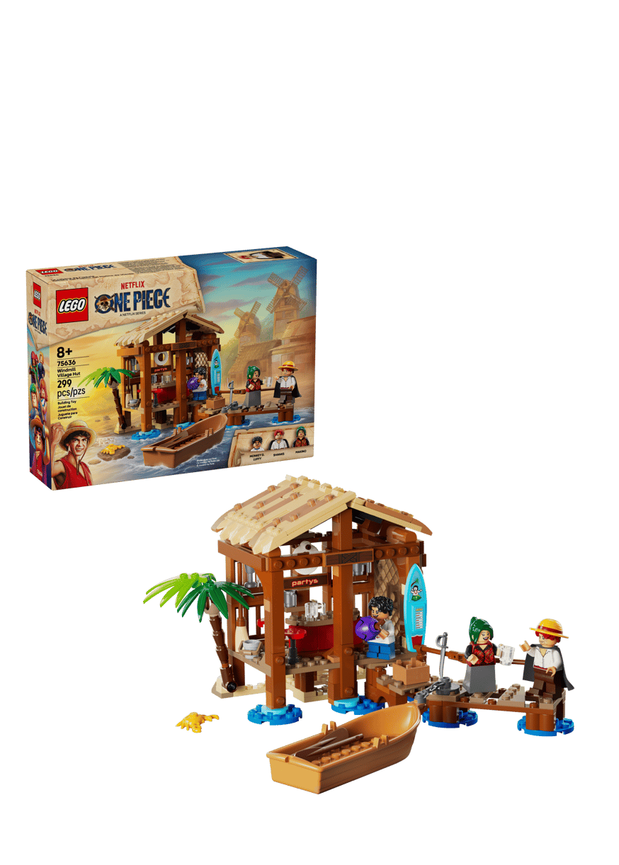 Lego one piece la capanna del villaggio foosha