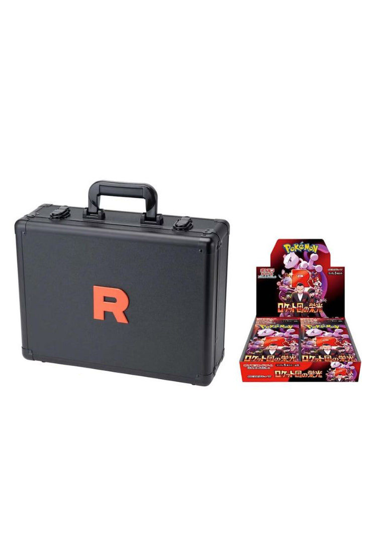 Pokémon The Glory of Team Rocket | Attache Case Set | 30 Buste | Edizione Giapponese Limitata
