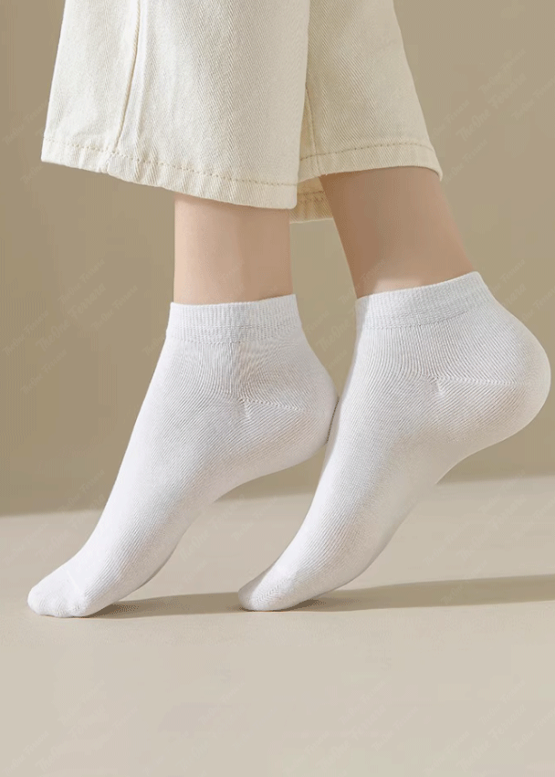 Calze Sneaker Donna ESSENZA – Confezione da 3 Paia, Cotone, Taglia EUR 35-38