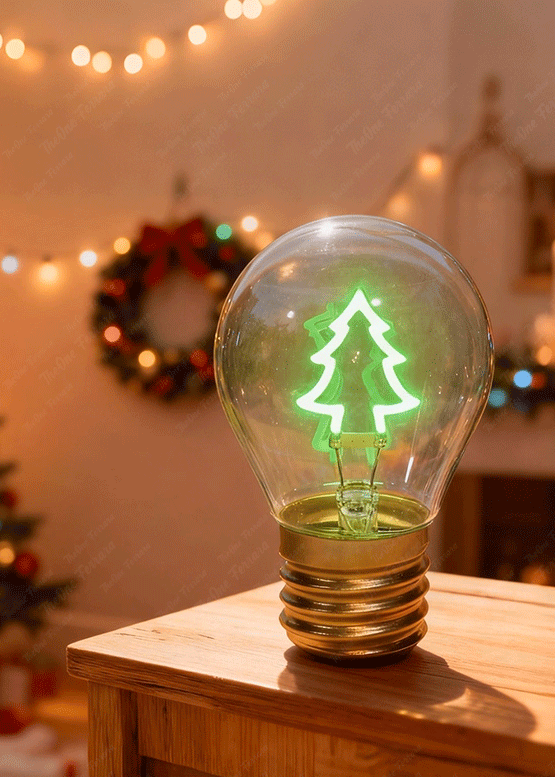 Lampadina LED Ricaricabile Albero – Luce Decorativa USB, 5H Autonomia | DELIN