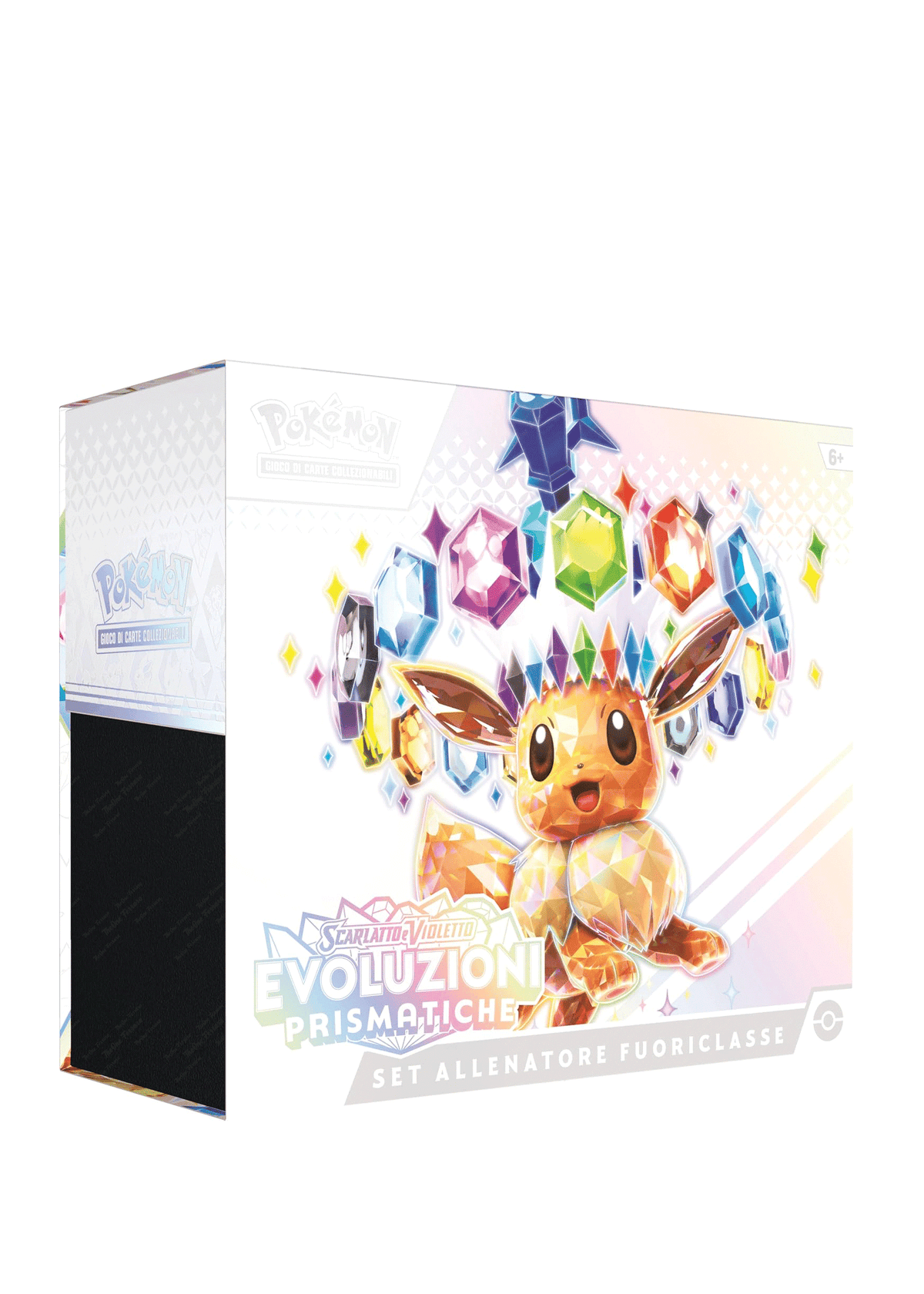 Pokémon GCC Set Allenatore Fuoriclasse | Eevee Evoluzioni Prismatiche | 9 Buste | Italiano