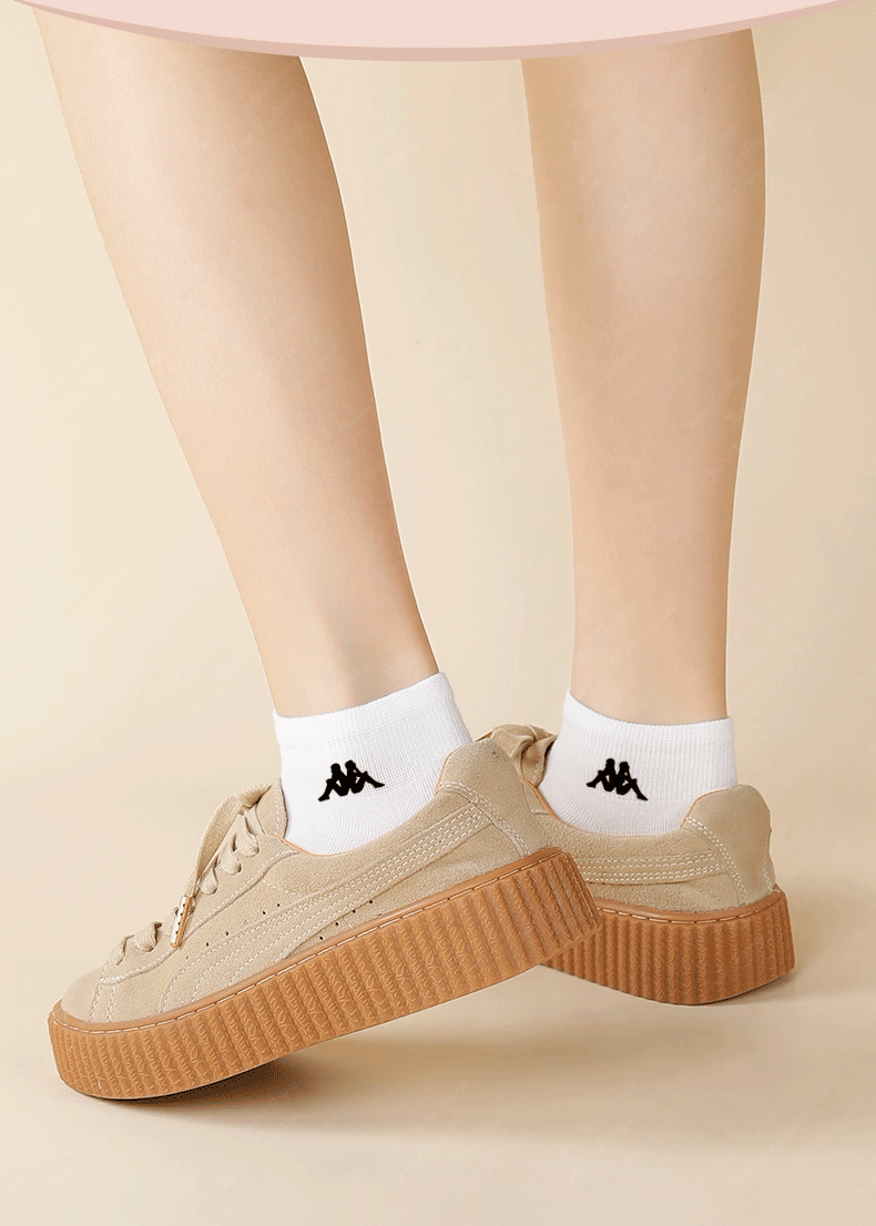 Minicalze Donna Kappa in Cotone – Confezione da 3 Paia, Taglia EUR 36-38