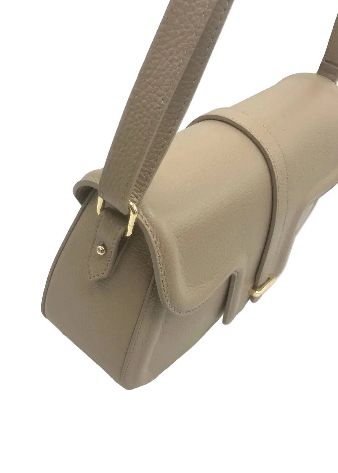 Borsa a Tracolla da Donna in Vera Pelle, 2 Modi di Indossarla, Made in Italy – art. 112729