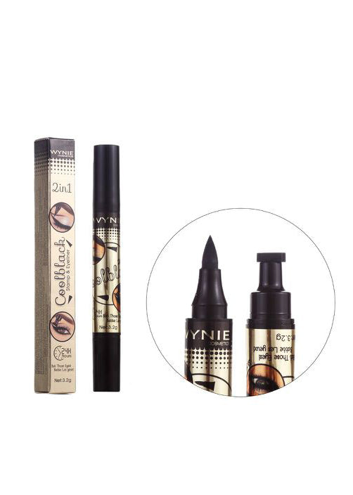Eyeliner e Timbro Coolblack 24H – Linea Perfetta Senza Sbavature Nero