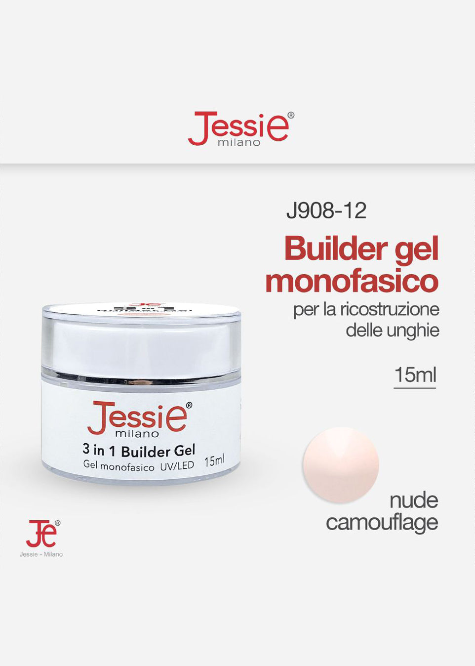 Gel Costruttore Monofasico 3in1 Nude Camouflage 15ml