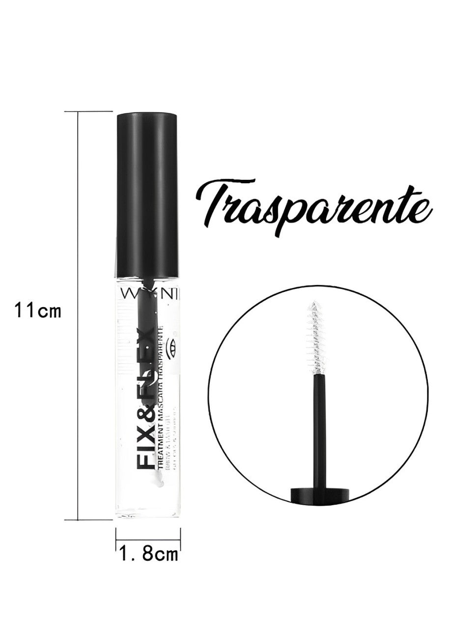 WYNIE Fix & Flex Treatment Mascara Trasparente Ciglia e Sopracciglia Trasparente