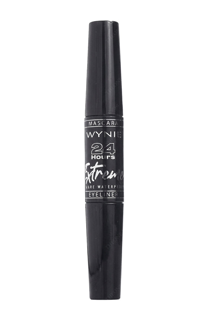 WYNIE Mascara Volume Estremo 24H Waterproof + Eyeliner di Precisione 6ml