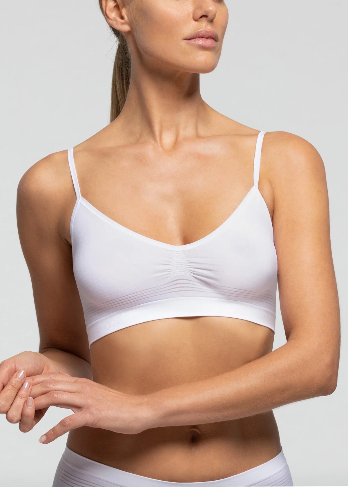 Brassiere Seamless 2pz Bianco