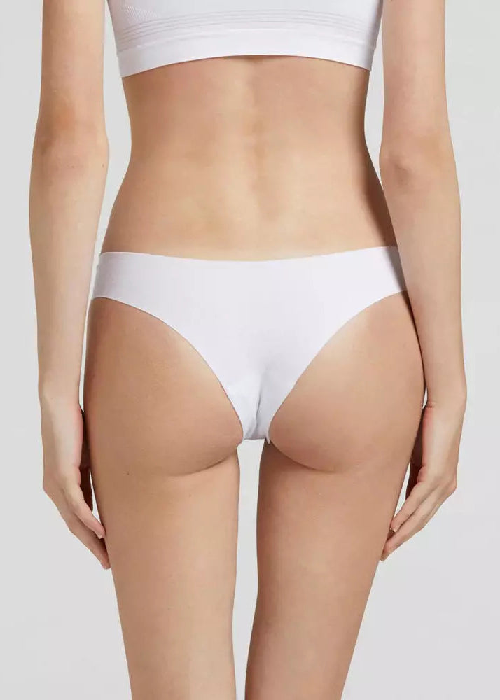 Brasiliana Donna Pompea Vita Bassa in Cotone Elasticizzato – Invisibile, Confezione da 2 Pezzi
