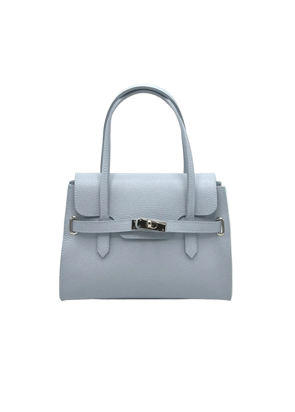 Borsa a Tracolla da Donna in Vera Pelle, Tracolla Removibile, Made in Italy – art. 112598 Azzuro