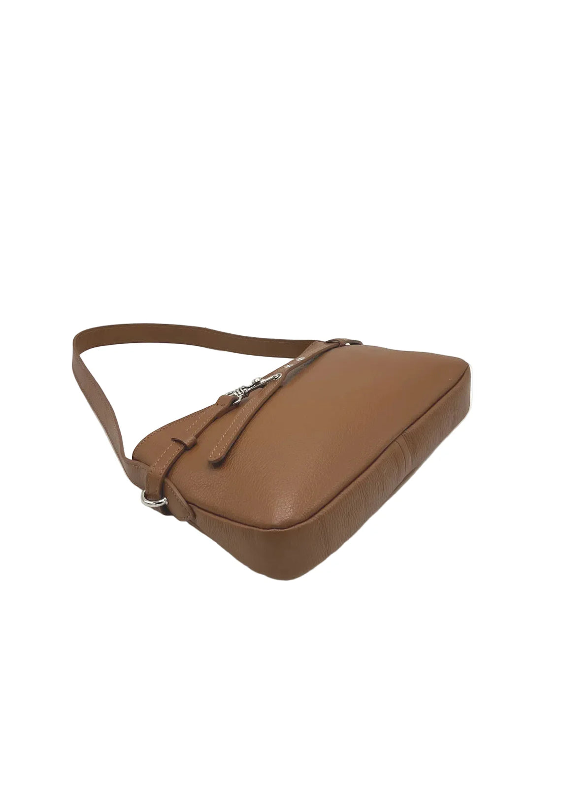 Borsa a Tracolla da Donna in Vera Pelle, Slim Design, Made in Italy – art. 112748