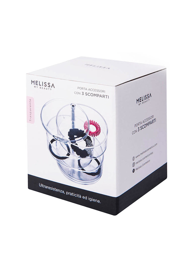 Porta Accessori 3 Scomparti | Organizer Cosmetici e Beauty