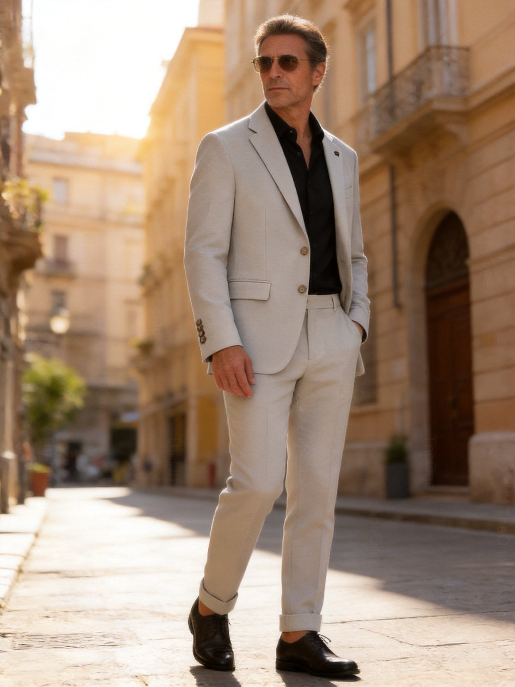 Abito Uomo Slim Fit Made in Italy 2 Pezzi – Tessuto Elasticizzato