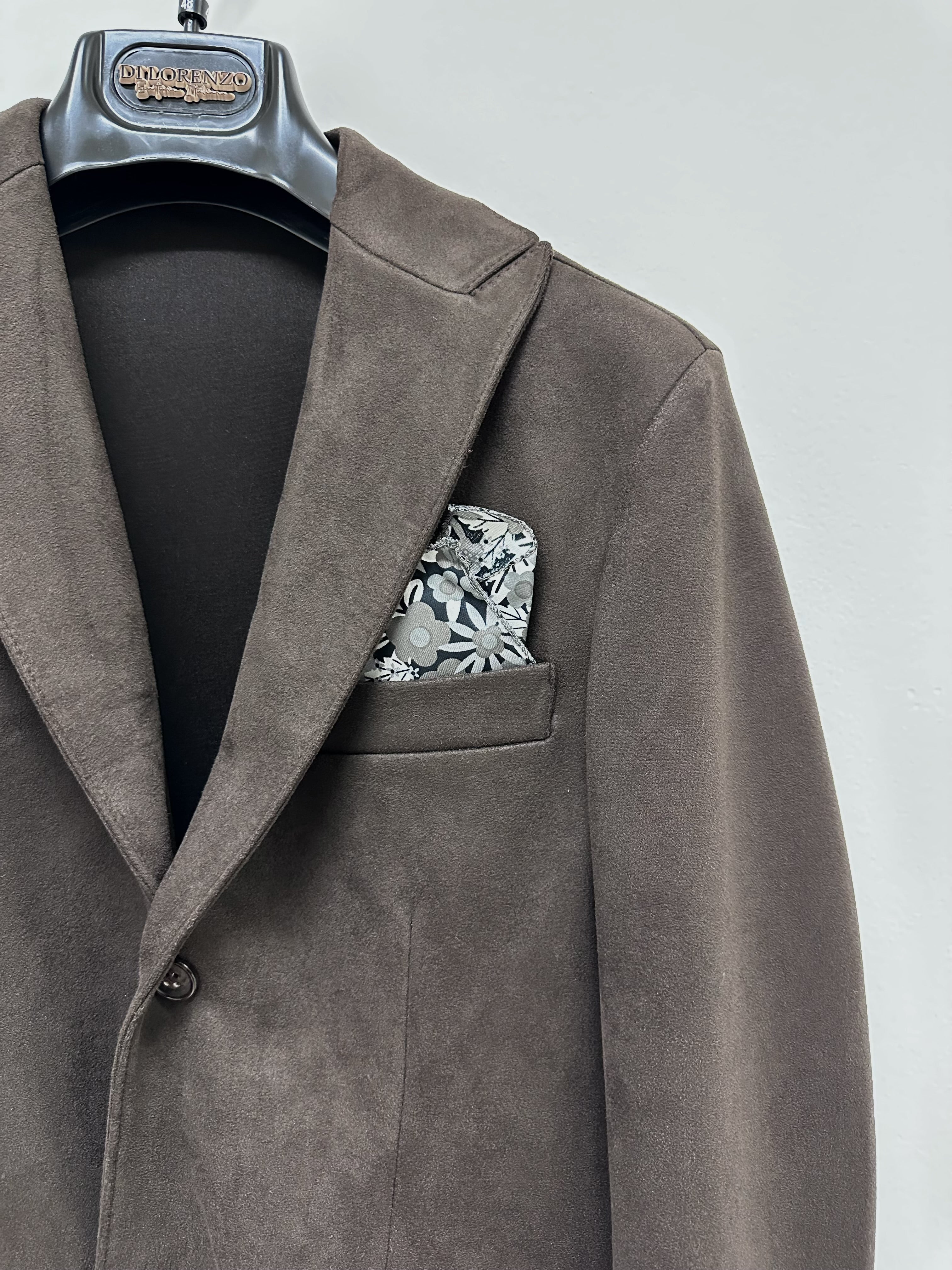 Di Lorenzo Sartoria Italiana | Giacca Destrutturata SOLE NS | Marrone Cioccolato | Tg. 48-58