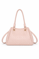 Borsa Donna Intrecciata Elegante 24.5cm – Mini Shopper con Tracolla | Stile Italiano Chic 9450