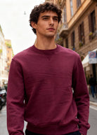 Felpa Unisex Girocollo Foderata in Pile - Pullover Caldo Classico