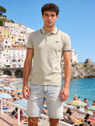 Polo Uomo 100% Cotone Manica Corta Tinta Unita Casual Estate Maglietta Uomo S-3XL