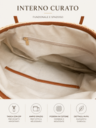Borsa Donna Intrecciata con Manici in PU | Shopper Estiva Elegante 2026