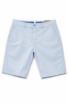 Bermuda Uomo Cotone Elasticizzato Slim Fit Turchese Estivi Casual - 7902