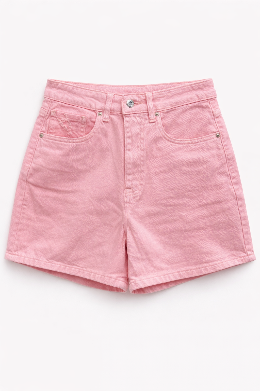 Shorts Jeans Donna Rosa – Vita Alta Denim Estivo Casual 5142