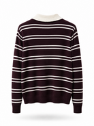 Maglia Polo Donna a Righe con Colletto e Bottoni 69048