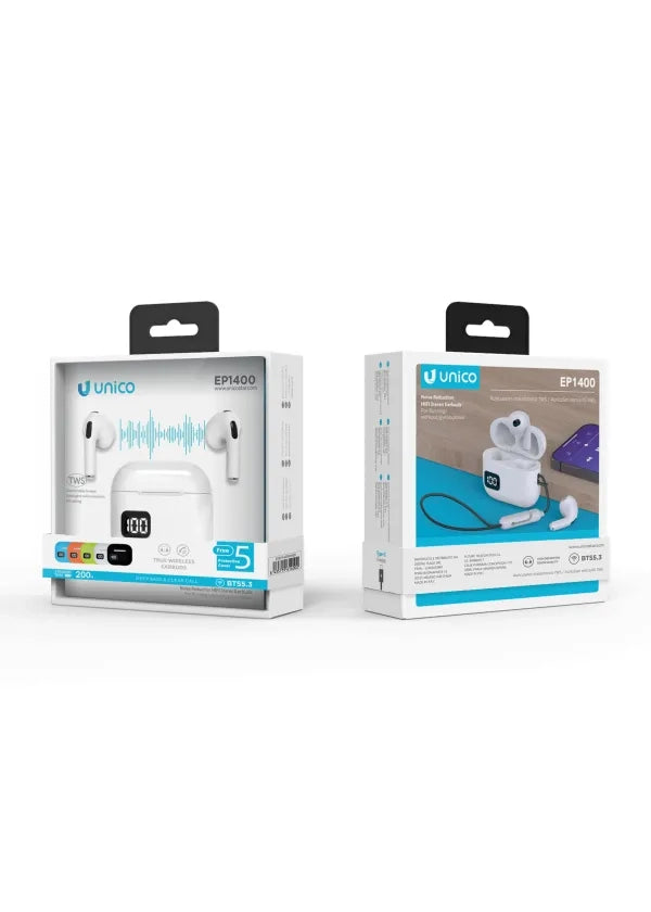 Auricolari Bluetooth TWS Mini Macaron – Design Compatto, Driver 13mm, 50H | UNICO