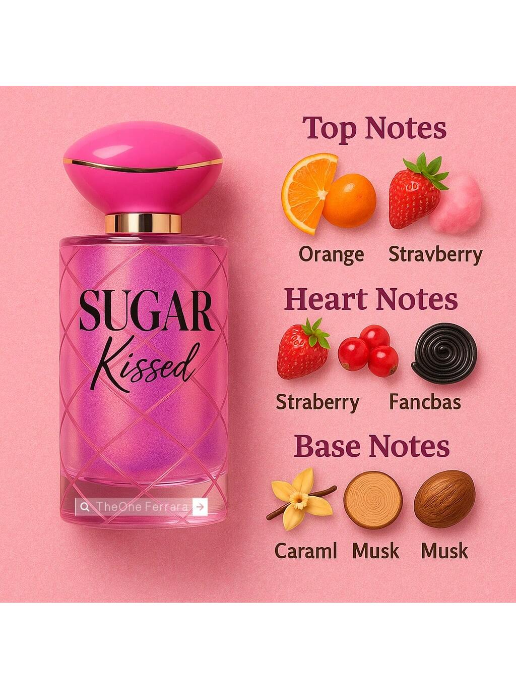Eau de Parfum Dolce Fruttata | Profumo Floreale e Vanigliato | Bottiglia da 100ml