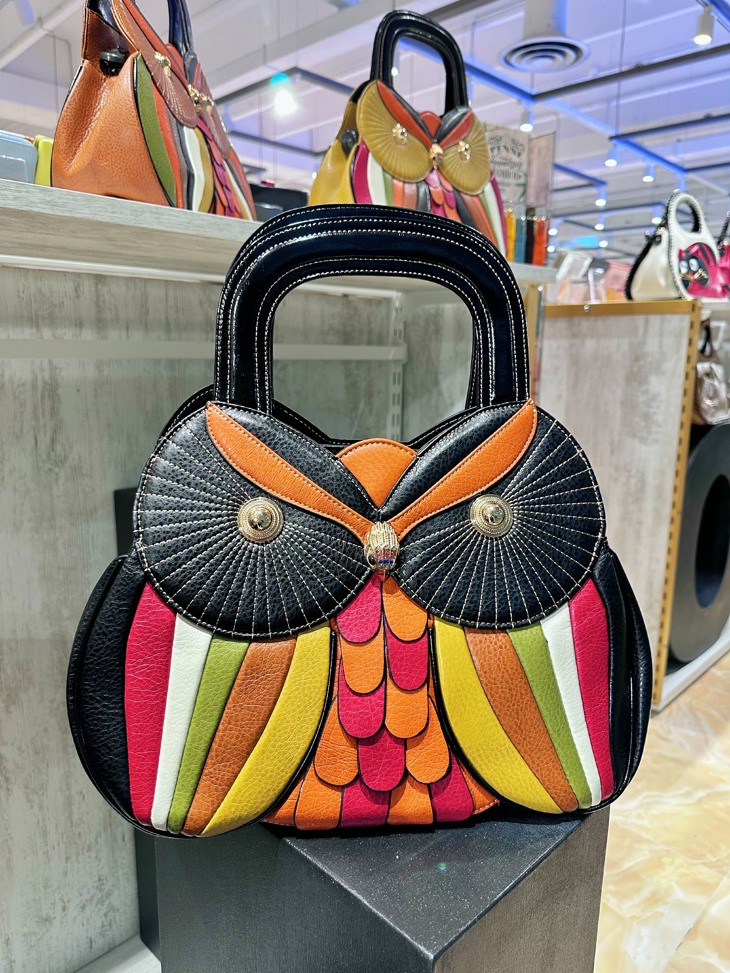 Owl Shaped Handbag – Colorful Animal Purse in 5 Styles | TheOne Fereara Nero