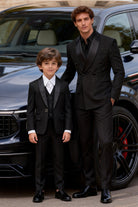Completo elegante bambino nero 5 pezzi | 1-14anni A78-1