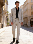 Abito Uomo Slim Fit Made in Italy 2 Pezzi – Tessuto Elasticizzato