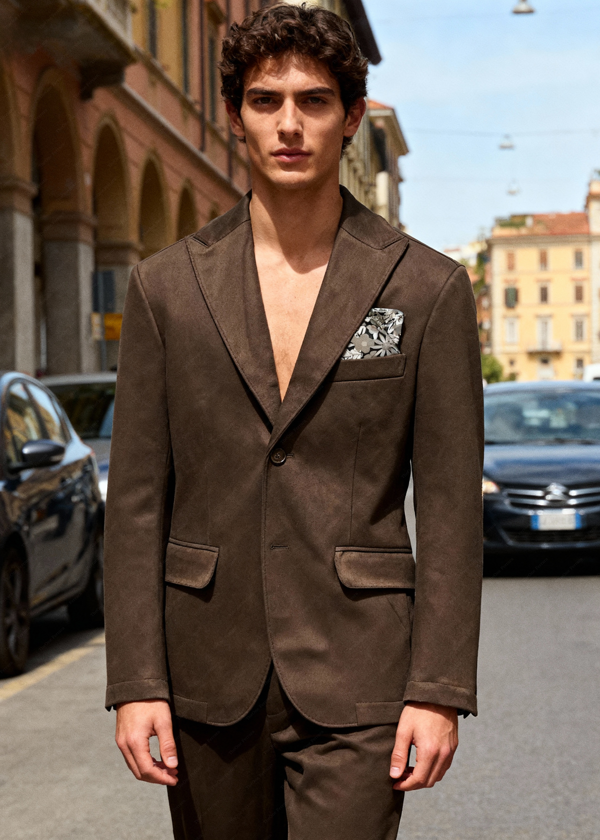 Di Lorenzo Sartoria Italiana | Giacca Destrutturata SOLE NS | Marrone Cioccolato | Tg. 48-58 Caffe
