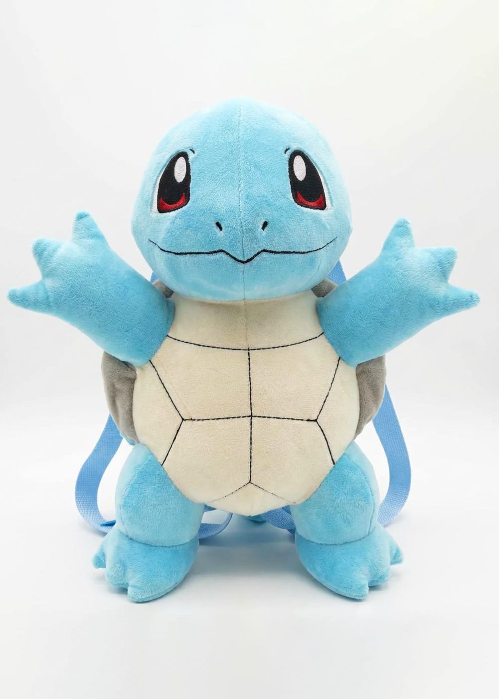 Zaino Peluche Squirtle 32cm – Pokémon Morbidissimo per Bambini