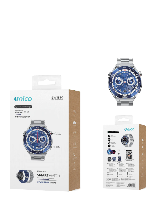 Smart Watch Ultimate Extraordinary Master | Doppio Cinturino Metallo + Silicone