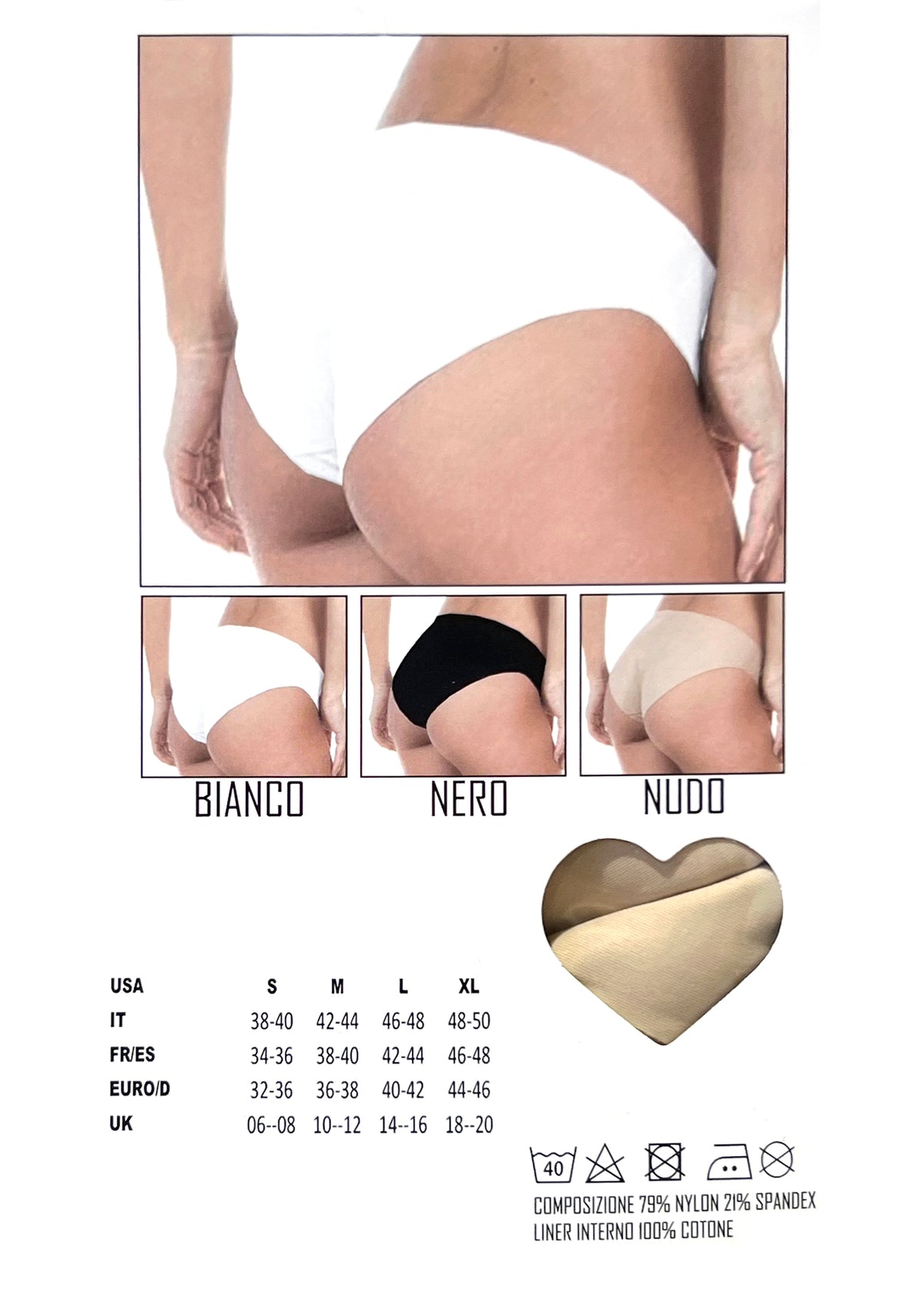 Slip Alto Invisibile Taglio Laser ESSENZA – Vita Alta Senza Cuciture, Fodera in Cotone