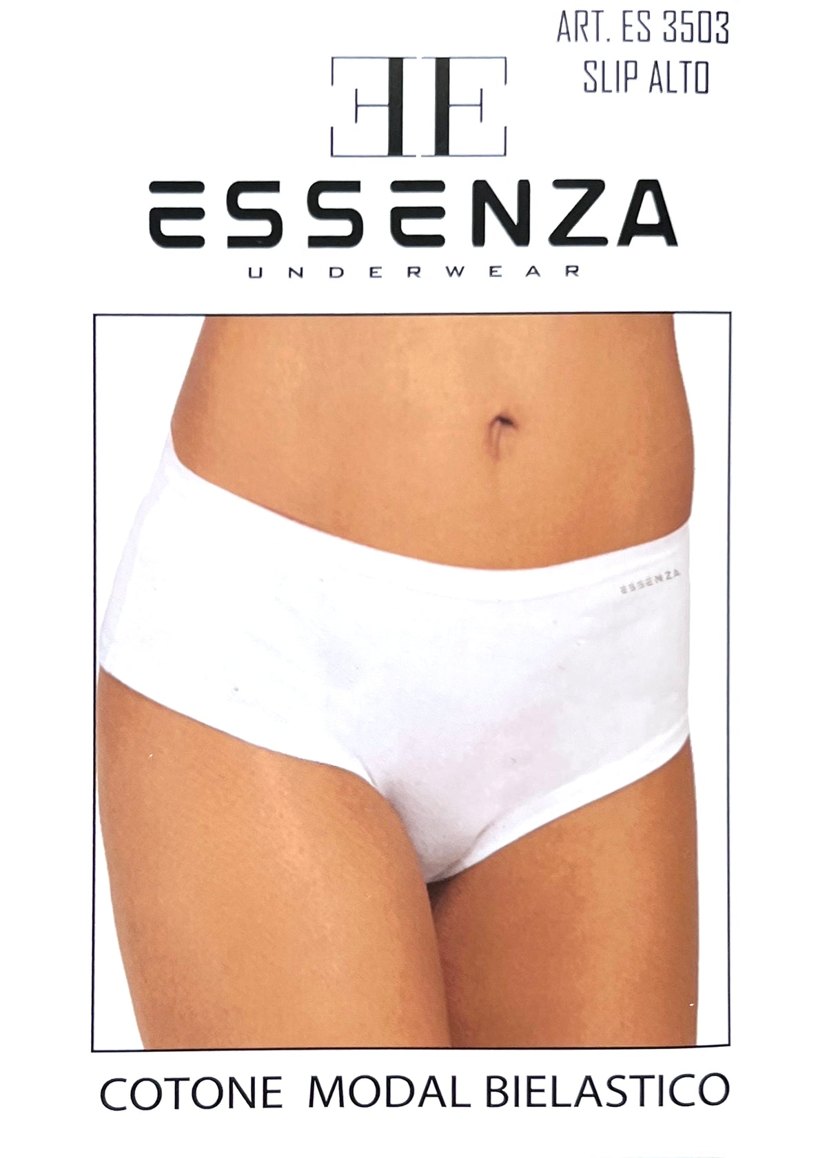 Slip Alto Donna ESSENZA in Cotone e Modal – Vita Alta, Morbido e Contenitivo