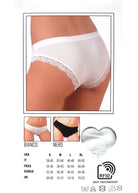 Mini Slip Donna ESSENZA in Cotone e Modal – Classico Bianco e Nero, Morbido e Traspirante