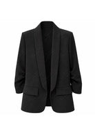 Tailleur Donna Elegante – Completo Donna Ufficio Stile Italiano S-3XL Nero Giacca