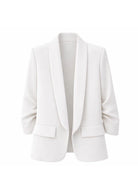 Tailleur Donna Elegante – Completo Donna Ufficio Stile Italiano S-3XL Bianco Giacca