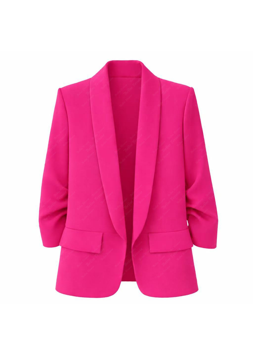 Tailleur Donna Elegante – Completo Donna Ufficio Stile Italiano S-3XL Fucsia Giacca