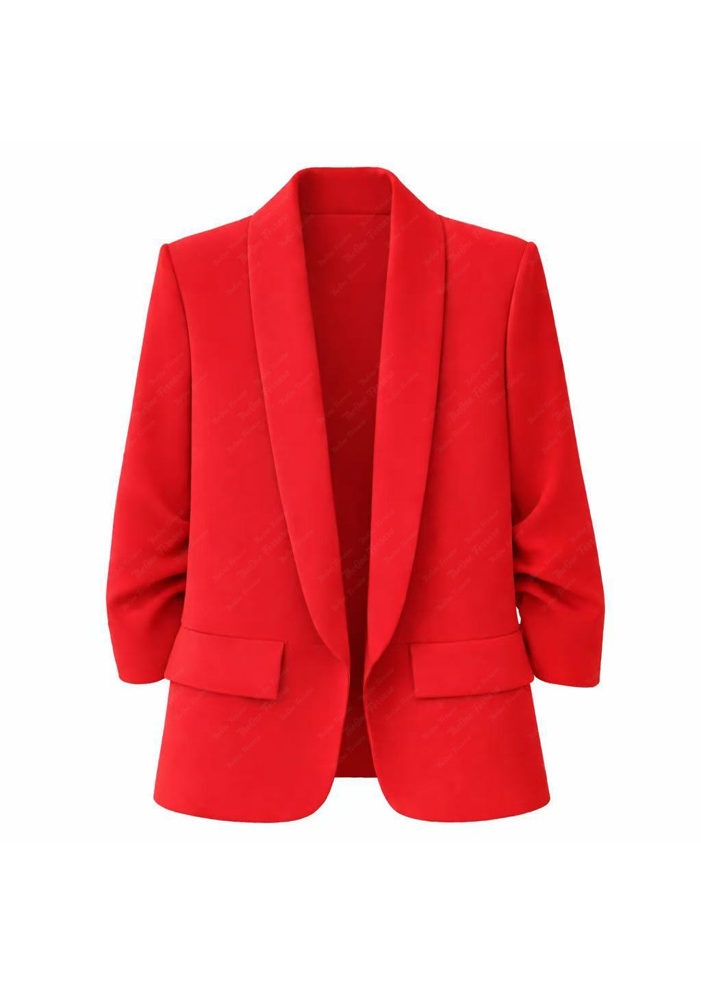 Tailleur Donna Elegante – Completo Donna Ufficio Stile Italiano S-3XL Rosso